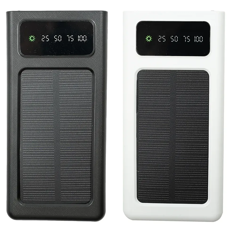 Powerbank med Solcelleoplader