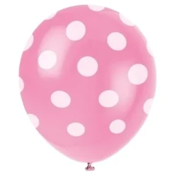 Prikkede Balloner Lyserøde