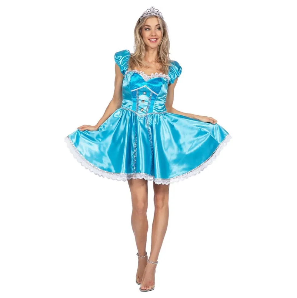 Prinsessekjole Blå Kostume