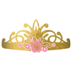 Prinsesse Tiaraer Guld i Pap
