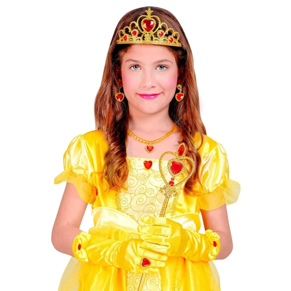 Prinsesse Tilbehørssæt Gul til Børn