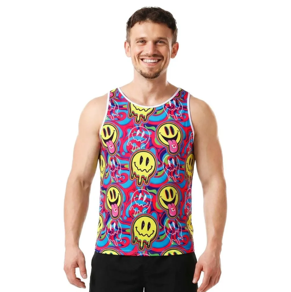 Psychedelic tanktop til herrer