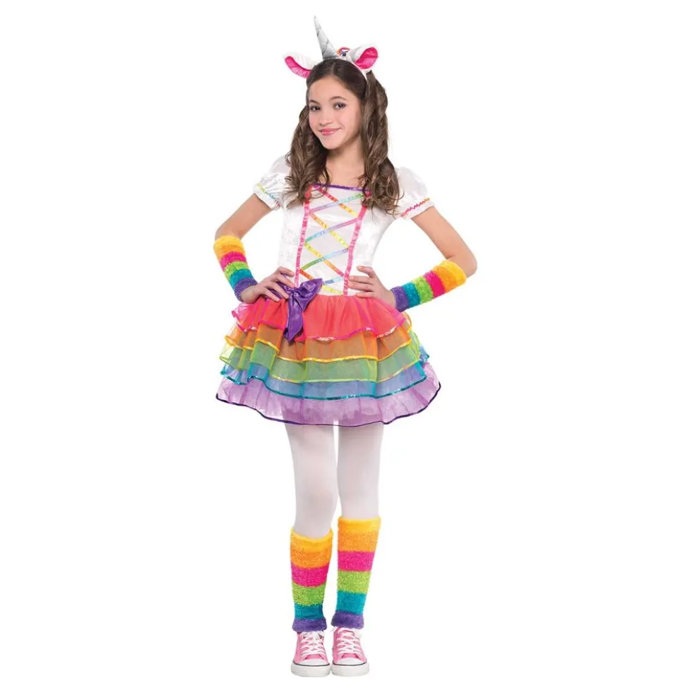 Rainbow Enhjørning Børnekostume