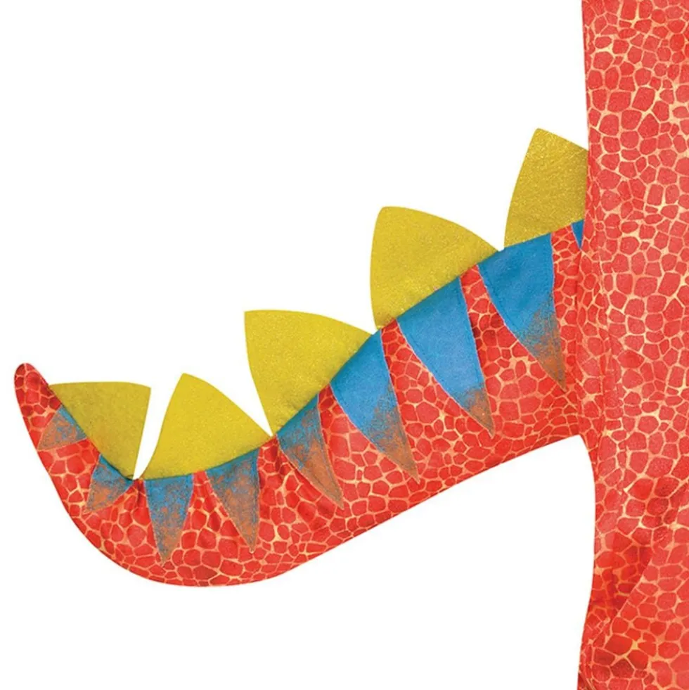 Rød Dinosaur Børnekostume