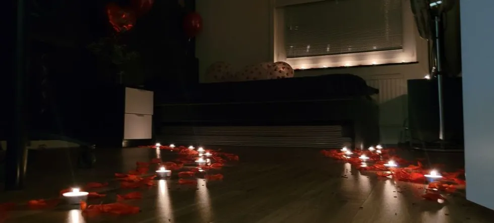 Røde Rosenblade