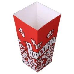 Rød popcornbæger