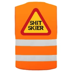 Refleksvest Shit Skier Neonorange