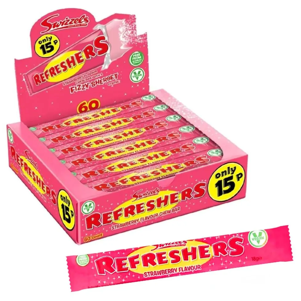 Refreshers Jordbær Storpak