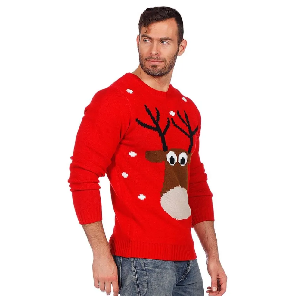 Ren Rød Juletrøje