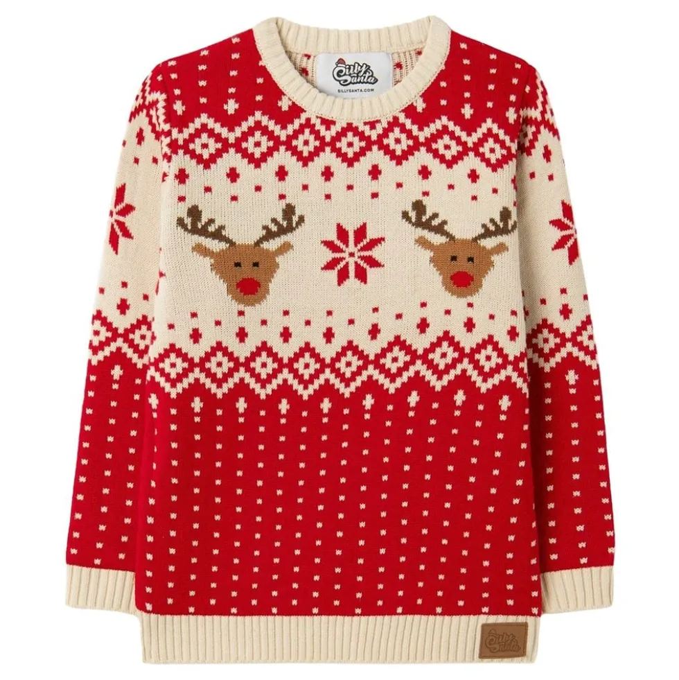 Retro Rensdyr Juletrøje