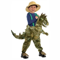 Ridende Dinosaur med Lyd Børnekostume
