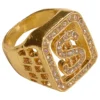 Ring med Dollartegn Guld
