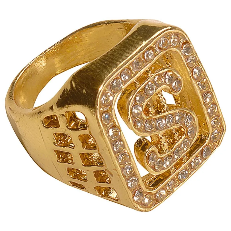 Ring med Dollartegn Guld
