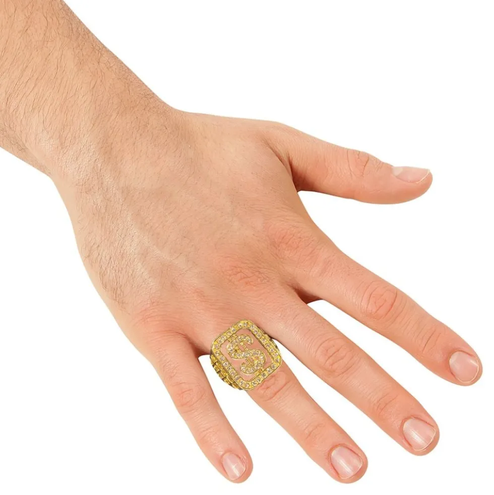 Ring med Dollartegn Guld