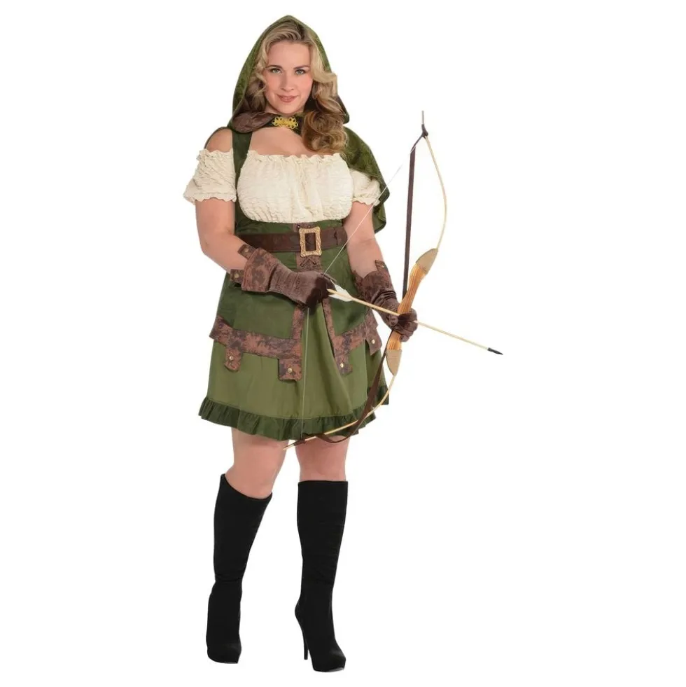 Robin Hoodie Kjole Plus Size Kostume 