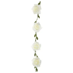 Roseguirlande Hvid