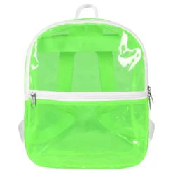 Rygsæk Transparent Neongrøn
