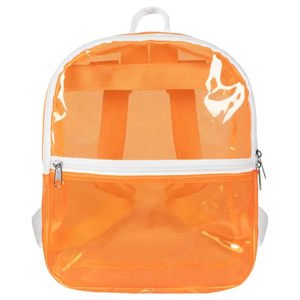 Rygsæk Transparent Neonorange