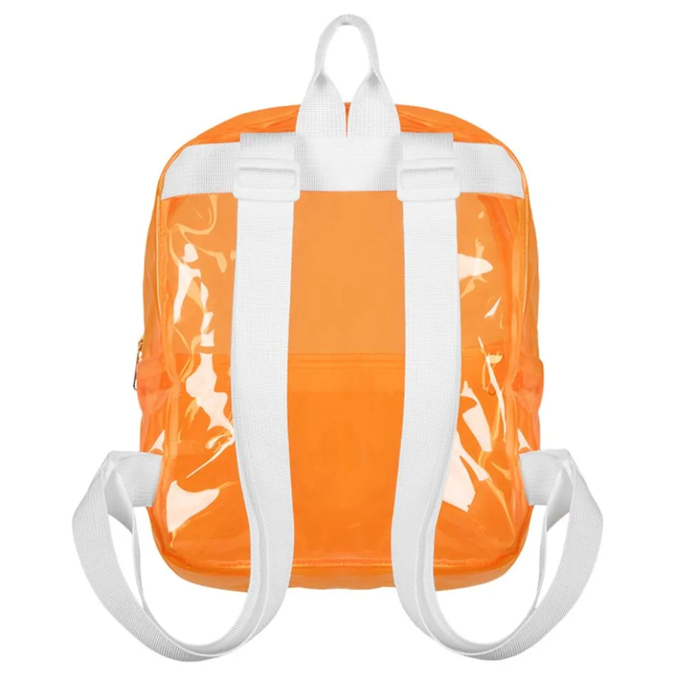 Rygsæk Transparent Neonorange
