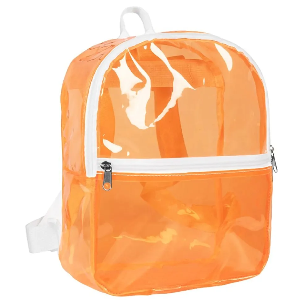 Rygsæk Transparent Neonorange