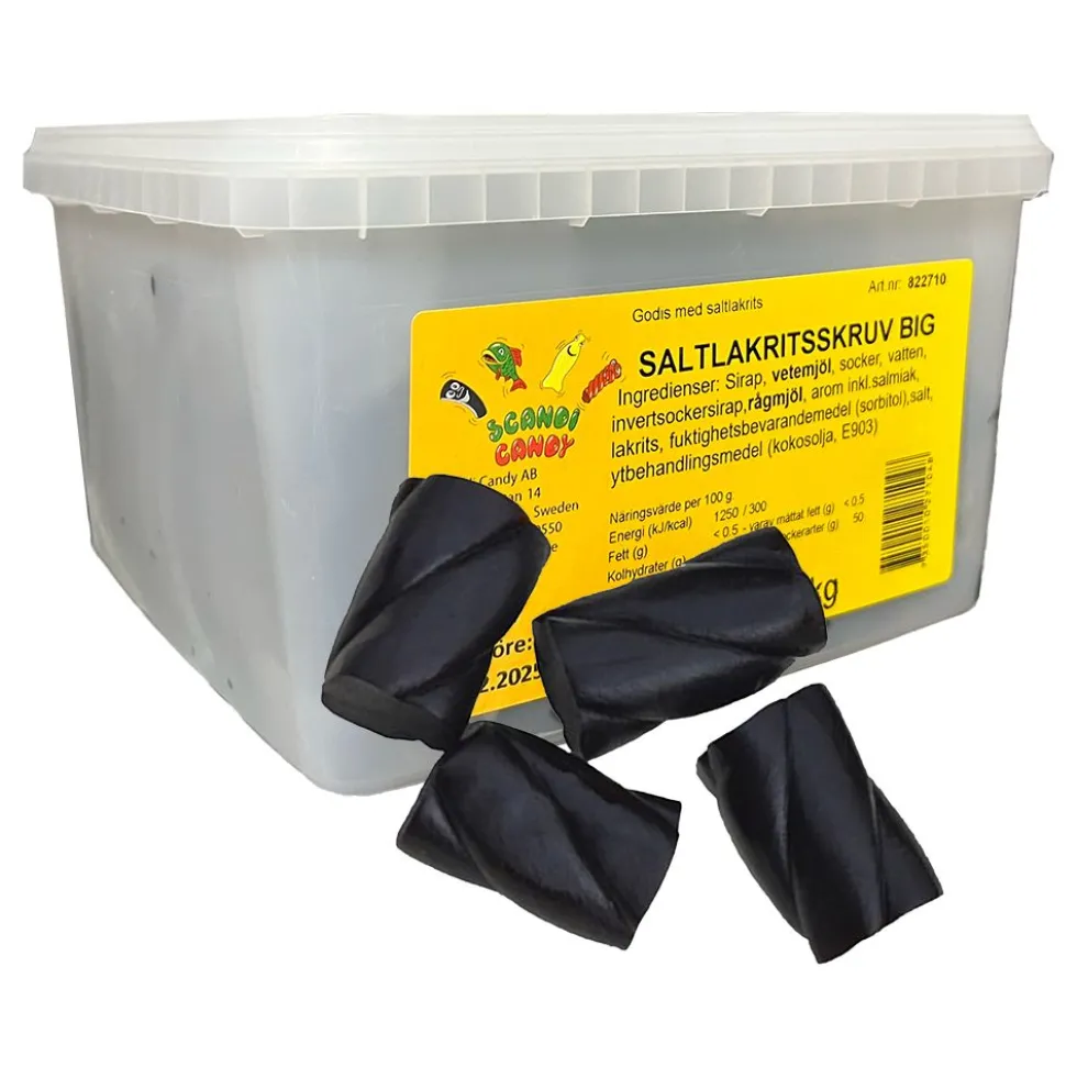 Saltlakrids Skruer Økonomipakke