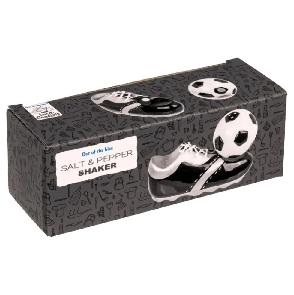 Salt- & Peberkar Fodbold Magnetisk