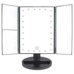 Sammenklappeligt Touchscreen LED Sminkespejl