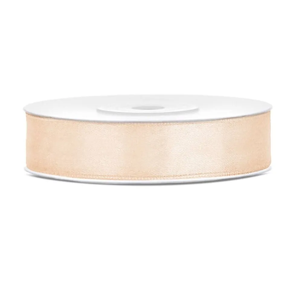 Satinbånd Cream