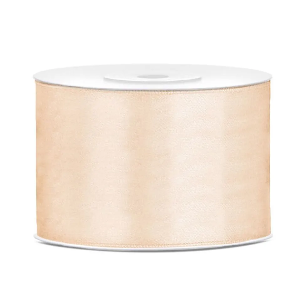 Satinbånd Cream