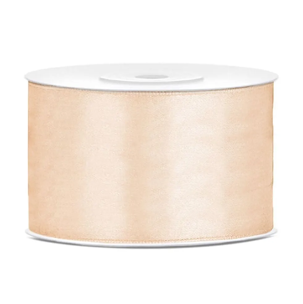Satinbånd Cream
