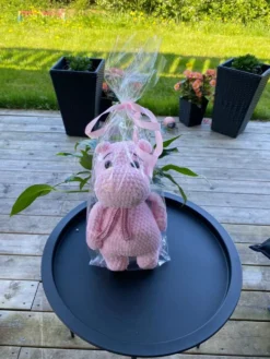 Satinbånd Lyserødt