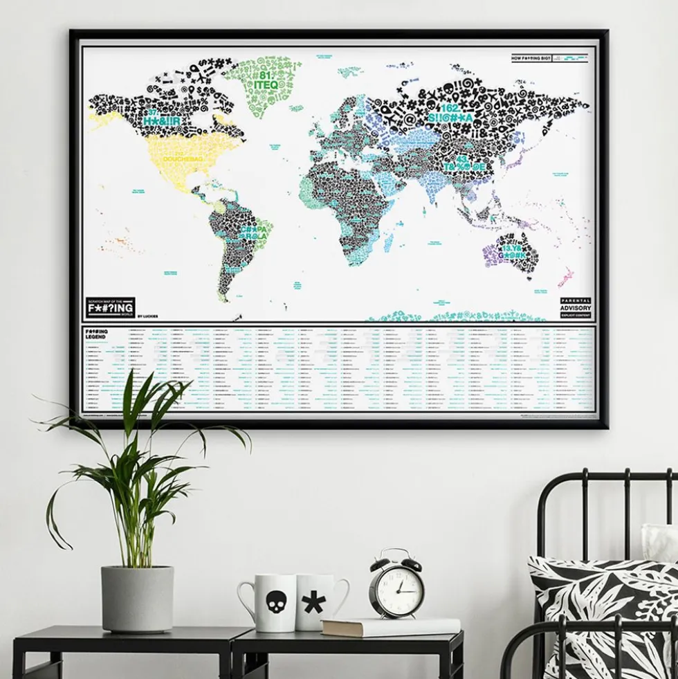 Scratch Map Bandeord