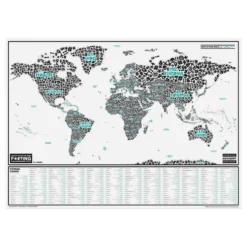 Scratch Map Bandeord