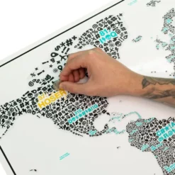 Scratch Map Bandeord