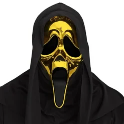 Scream Ghostface Guld Chrome Maske