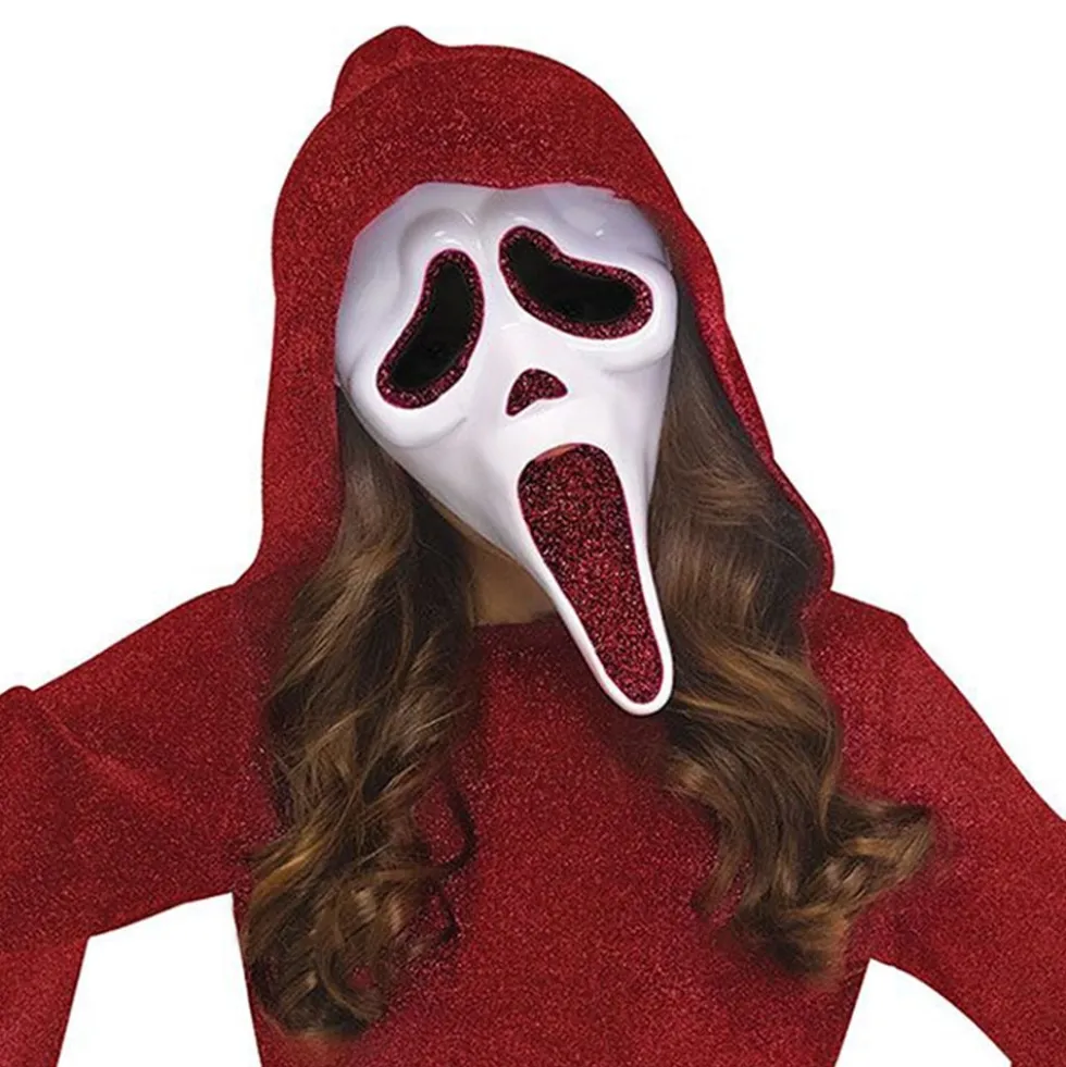 Scream Ghost Face Rød Børnekostume