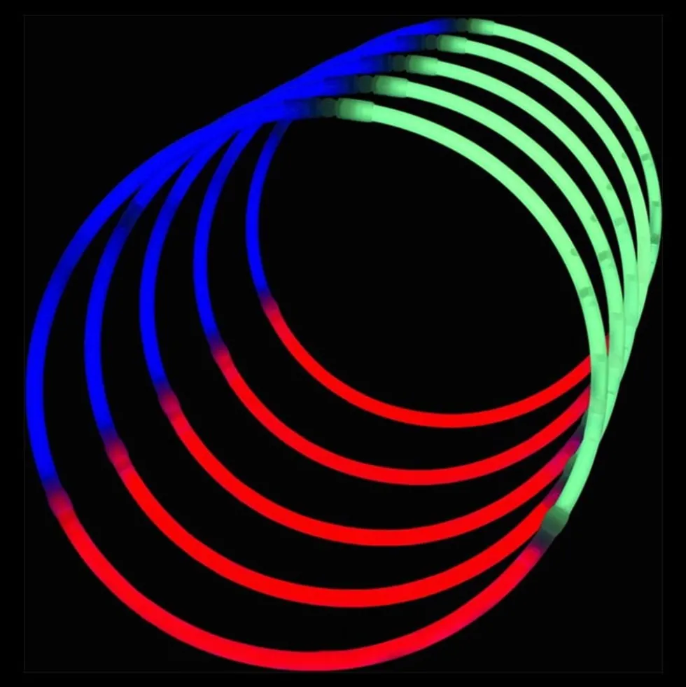 Selvlysende Halskæde Tri-color