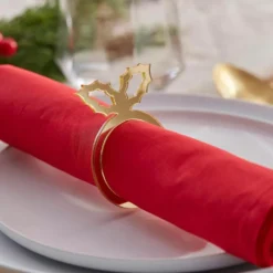 Servietringe Holly Guld i Akryl