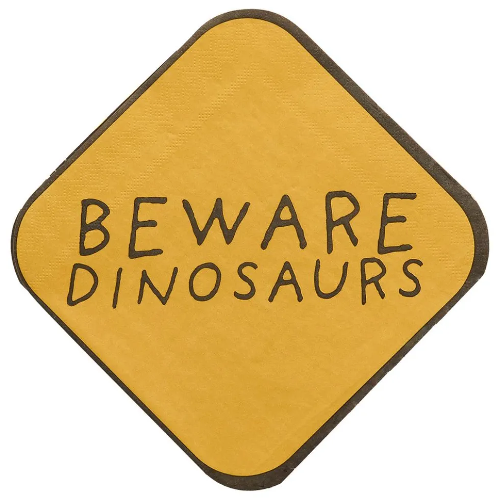 Servietter Beware Dinosaurs