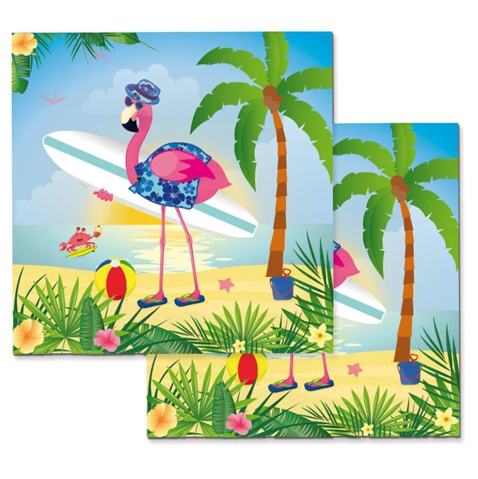 Servietter Cool Flamingo