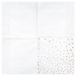 Servietter Dots Rosaguld
