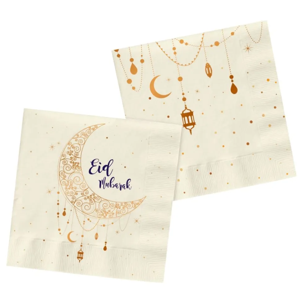 Servietter Eid Mubarak