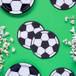 Servietter Fodbold Runde