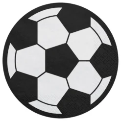 Servietter Fodbold Runde