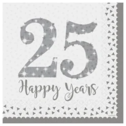 Servietter 25 Happy Years