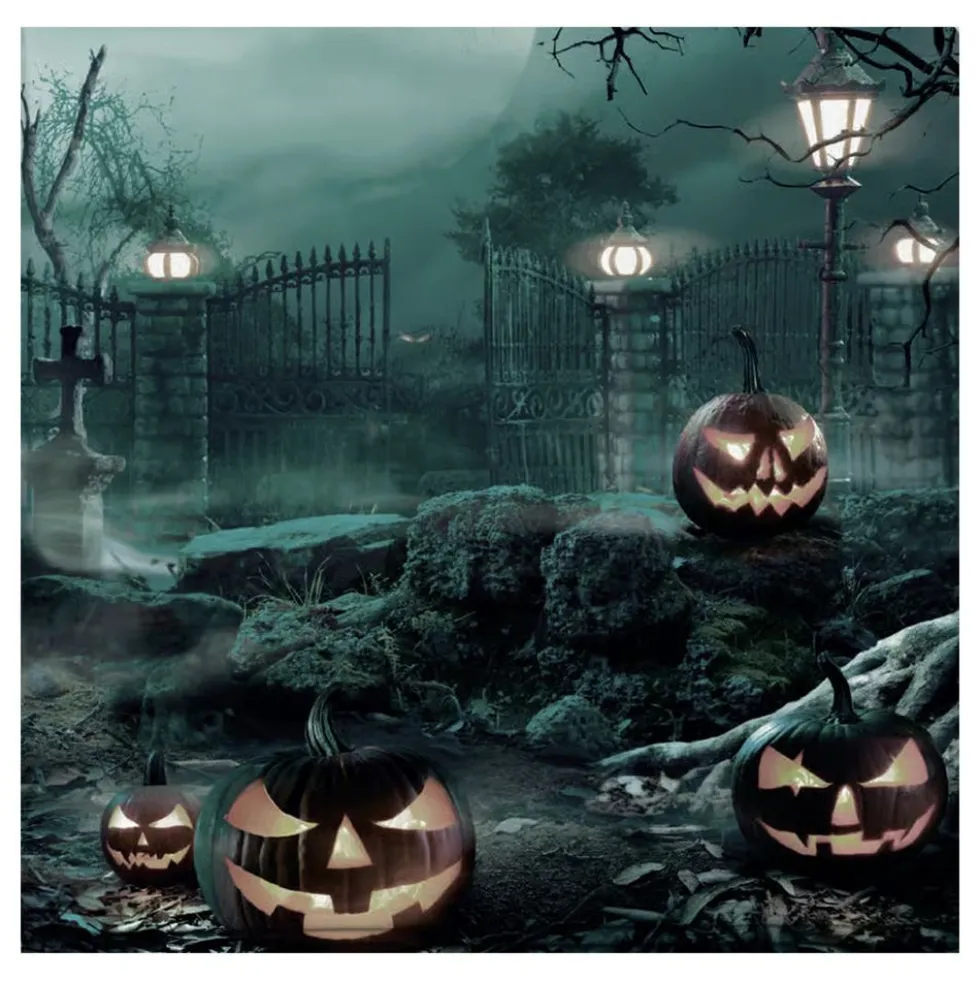 Servietter Kirkegård Halloween