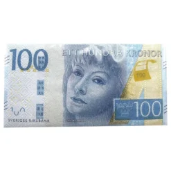 Servietter 100-kronesedler
