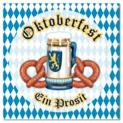 Servietter Oktoberfest Ein Prosit