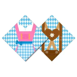 Servietter Oktoberfesten Lederhosen