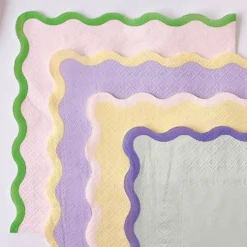 Servietter Pastel Wavy